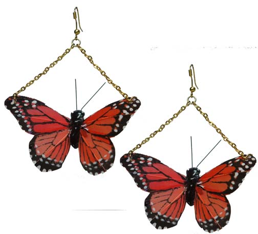 Hand Made Butterflies Earrings