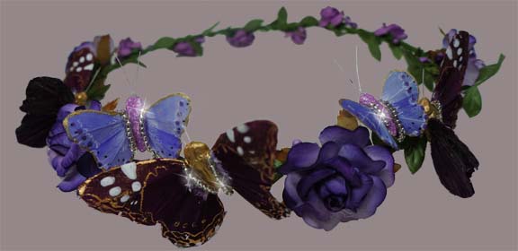 Butterfly Hair Accessories Purple Butterfly Halo